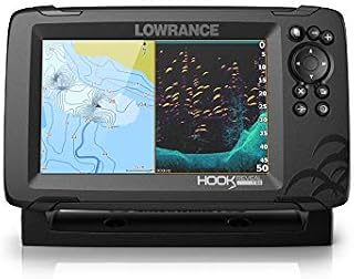 Lowrance Hook Reveal 7 Seven-inch fishfinder Display with SplitShot transducer and U.S Inl