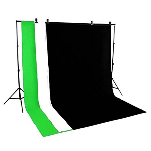 Bresser Br-Bgs2 Supporto Fondale Portatile Con 3 Fondali In Tessuto 3X6M - 3