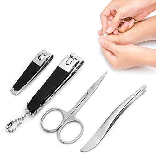 Set di 4 pezzi Nagelknipser, Edelstahl