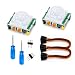 2-Pack HC-SR501 PIR Motion Sensor Module with Adjustable Sensitivity & Delay, 5V DC, for Arduino Compatible, Green PCB‌