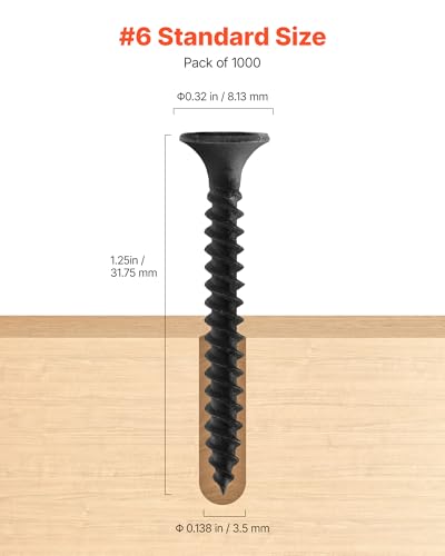 Tornillos para Drywall #6 x 1-1/4 pulg Pack 1000 Unidades miniatura 2
