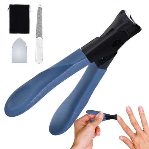 女性用爪切り | 飛散防止 広口 - 爪トリマー,大人と高齢者向けの足と指の手入れと爪除去のための家庭用手入れ