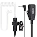 Produktbild COODIO Motorola TLKR Funkgeräte Ohrhörer 1 Pin Professionell Security Ohrhörer Headset [Transparenter Akustikschlauch] Kopfhörer Mikrofon Für Motorola TLKR Walkie-Talkie PMR
