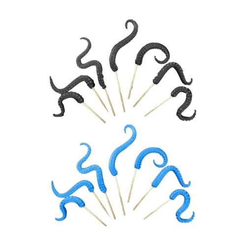 14pack Unique Plant Accent for Various Sizes Sea Monsters Tentacles Plant Stakes Outdoor and Indoor Use Octopuses Garden Stakes