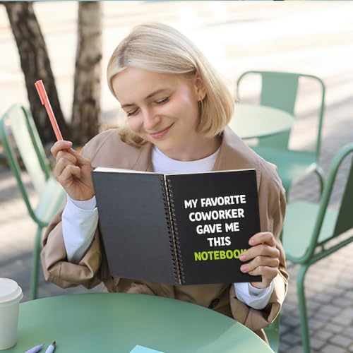 Cahier de bureau de qualité supérieure avec spirale et 160 pages blanches pour vos collègues - 6