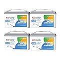 Redodo 12V 100Ah LiFePO4 Battery, Low Temperature Protection, Trolling Motor Battery Group 31 Lithium Battery Built in Upgraded 100A BMS, Ideal for Marine, Boat, RV, Solar and Off Grid 4 Pack