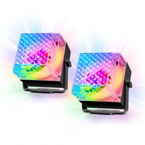 Image of Party Lights Disco LED Light Sound Activated with Remote Control LED Strobe Mood Lighting for Home Room Dance Parties Christmas Halloween Birthday
