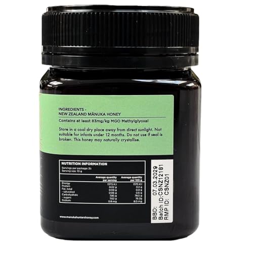 Image of Manuka Honey UMF 5+ and MGO 83+ Certified UMF Manuka Honey New Zealand - 250g