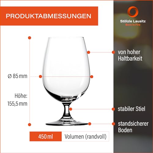 Verres à eau en cristal Stölzle Lausitz de 450 ml pour la table - 4