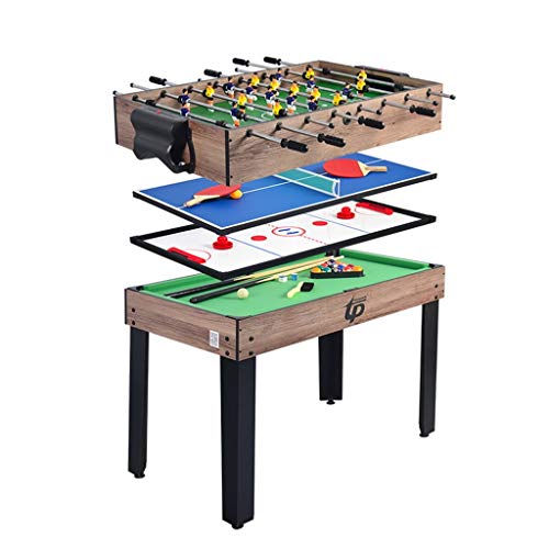 LCRACK 4 In 1 Steady Combo Tisch, Multifunktion Kinder Familie Indoor-Outdoor-Sportarten