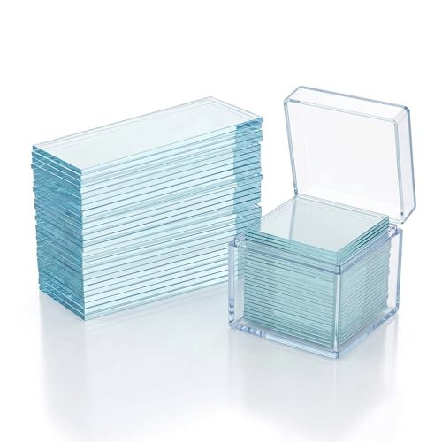 50 Stück Objektträger 76.2x25.4mm Und 100 Stück Deckgläser 18x18mm Mikroskop Zubehör Objektträger Mikroskop Deckgläser Mikroskop Mikroskop Objektträger Slides Für Labor Biologie Wissenschaft Studium