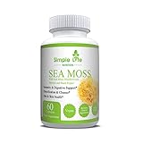 simple life nutrition organic irish sea moss capsules 1400mg