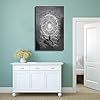 GJtyRFH Gustave Dore's Divine Comedy The White Rose Matte Canvas Modern Poster Wall Art Prints Paintings Living Room Bedroom Decor 16" L X 24" W #3