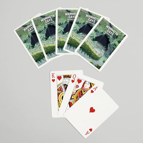 Lantern Press Mammoth Cave National Park Poker 52 cartas miniatura 7