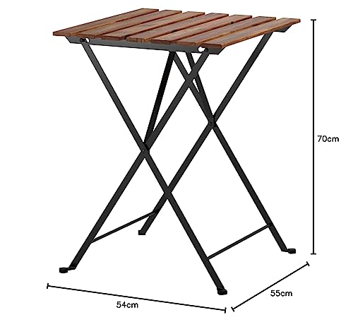 Mesa jardín plegable IKEA TARNO de madera para exterior 4