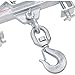 Global Industrial Double Fork Forklift Hook Attachment, Swivel Hook, 10,000 Lb. Cap.