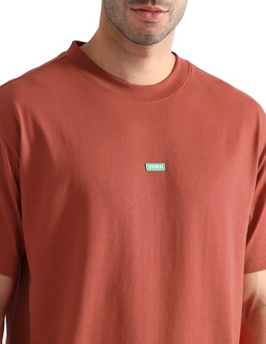Image of U.S. Polo ASSN. Mens OEE04 Pure Cotton Oversized Lounge T-Shirt