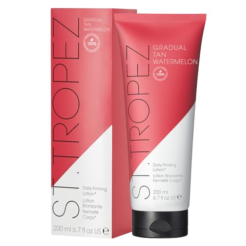 St. Tropez Gradual Tan Watermelon Loción Bronceadora Firmeza Cuerpo A La Sandía, Antioxidante, tono de piel medio - 1 Unidad