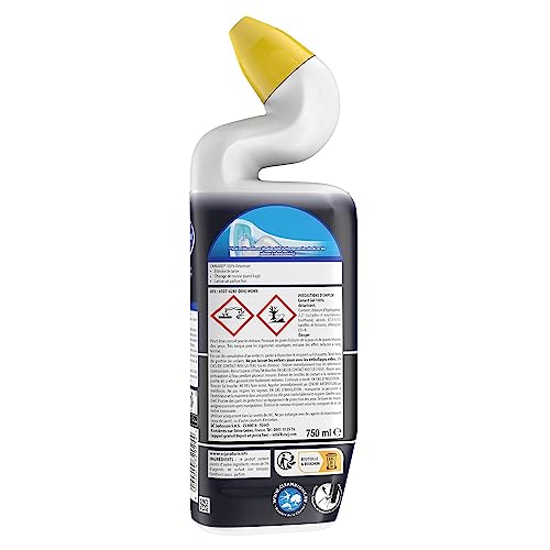 Gel Canard WC 100% Détartrant Nettoyant Plus Fort Que La Javel - Résultats Visibles et Changement de Couleur - 1 Gel