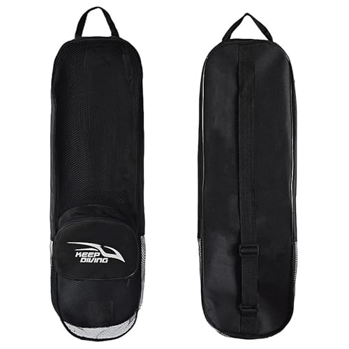 Karlak Portable Diving Fins Bag PVC Fins ive Bag with Shoulder Strap for Diving