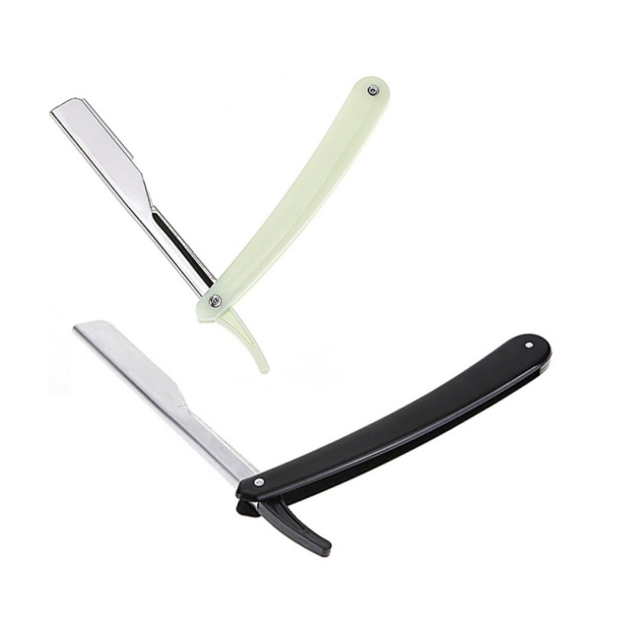 2pcs Vintage Manual Razor for Men Hair Barber Accessories Face Beard Trimmer