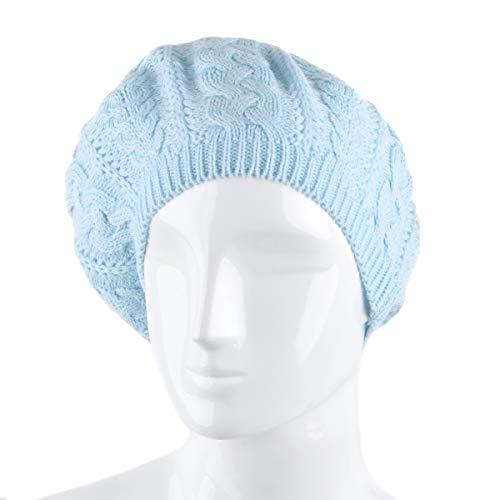 Image of Nollia Soft Knit Solid Color Beanie, Chic, and Lightweight Crochet Knitted Style Beanie Hat for Women, One Size Slouchy Hat