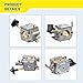 FitBest Carburetor with Gaskets for Stihl Backpack Blowers SR320 SR340 SR380 SR400 SR420 BR320 BR340 BR380 BR400 BR420 & Walbro HD-4A HD-4B HD-13B, Replaces OEM 4203-120-0601