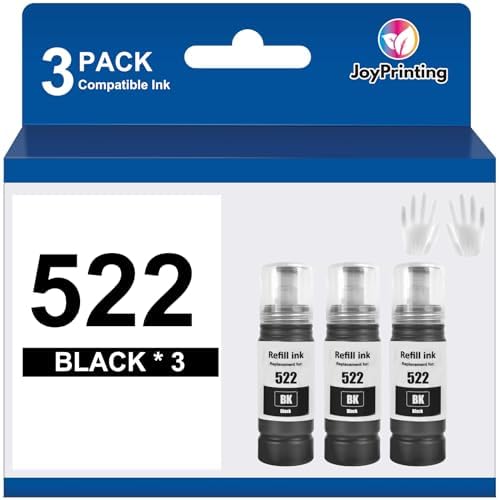 EPSON 522 EcoTank Ink Ultra-high Capacity Bottle Black (T522120-S ...