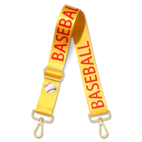Image of NVENF Game Day Purse Strap Replacement Baseball Basketball Soccer Golf Crossbody Shoulder Bag Straps for Stadium Clear Purse (Style A)