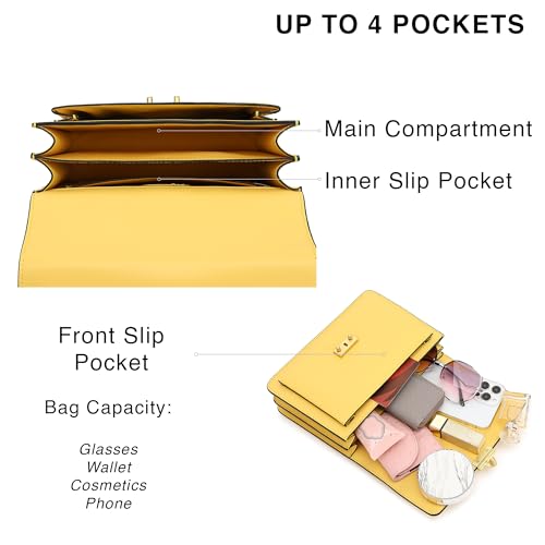 Scarleton Women's Red Satchel Handbag, 9" x 6" x 2.5"4