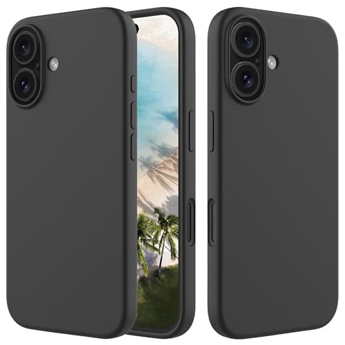 Image of ArmourPro Silicone Back Case for iPhone 16, Soft-Touch Case | Dark Gray