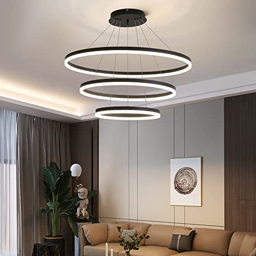 Suspension LED cercle pour salle à manger dînatoire
