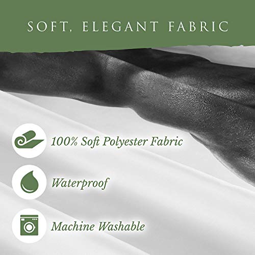 Rundu Sexy Luxury African American Shower Curtain | Liner Included. Black Photographic Art. 71 X 74, Polyester Fabric. No Hooks Required. Black Gold #TOP5