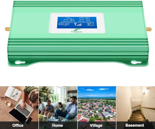 Image of Cell Phone Signal Booster Verizon T Mobile ATT Cell Phone Booster 5G 4G LTE Band 66,25,13, 12, 17, 5, 4, 2 Verizon Signal Booster Cell Booster AT&T Cellular Booster Cellular Extender for Home 6000sqft