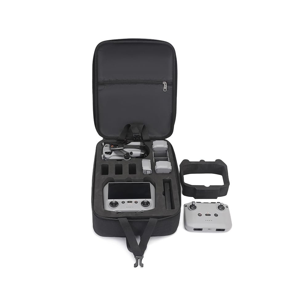 Sac à dos de transport pour DJI Mini 5 Pro, sac de rangement de voyage, sac à bandoulière, coque de protection en EVA, boîte de rangement portable pour accessoires Mini 5 Pro, 36 x 26,5 x 11,5 cm