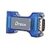 DTECH Industrial Grade RS232 to RS485 Converter Adapter Optical Isolation Protector with TX RX LED Lights for Long Haul Serial Communication