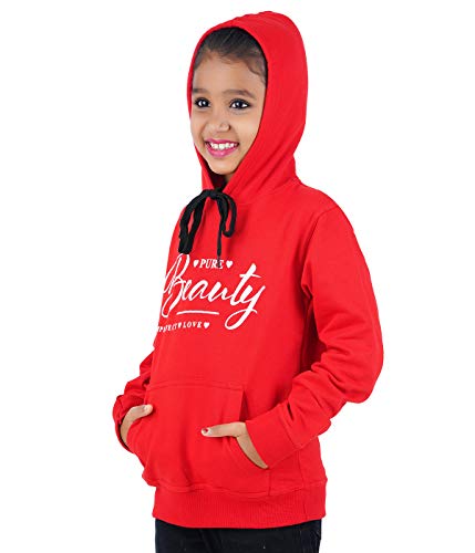 Image of FLEXIMAA Boy's & Girl's Hooded Neck Printed Full Sleeve Hoodies with Pocket