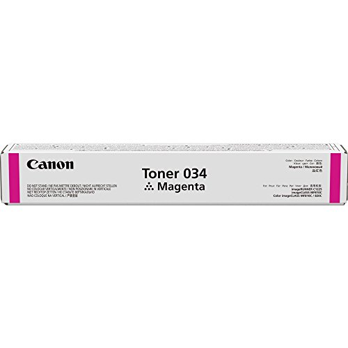 Canon Genuine Toner Cartridge 034 (9452B001) (1-Pack, Magenta), Works with Canon imageCLASS MF810Cdn, MF820Cdn, Standard