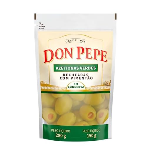 Azeitona Verde Média Recheada 'Don Pepe" Doy Pack