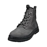 Bugatti Men's Gray Chunky Heel Winter Boots