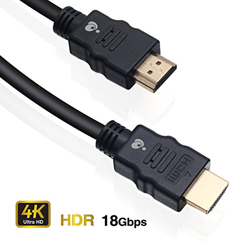 Câble HDMI 4K IOGEAR GHDC200A noir cordon vidéo TV moniteur 2m