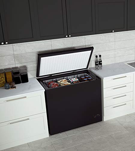 Adt Chest Freezer Free-Standing Freezers 6.8℉ To -4℉ (Black, 7.0 Cubic Feet) #TOP6