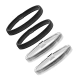 Ligas de camisa para hombres: este brazalete multifuncional se puede usar de varias maneras, como muñequera, soporte para mangas de y más, y ofrece una gran versatilidad