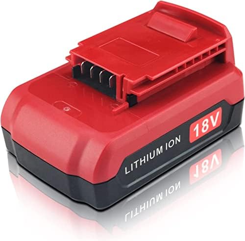 Ibanti Replacemen 18Volt 3000mAh Lithium-iont Battery Compatible with Porter Cable 18V Battery PC18B PC18BL…