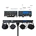 Zoxa DJ Stage Lights with Stand – LED Par Light with 4 Bar Gigbar, DMX LED, Sound-Activated Strobe – DJ Party Lights & DJ Lighting Packages for Parties, Events & Clubs – T-Bar Light Stand