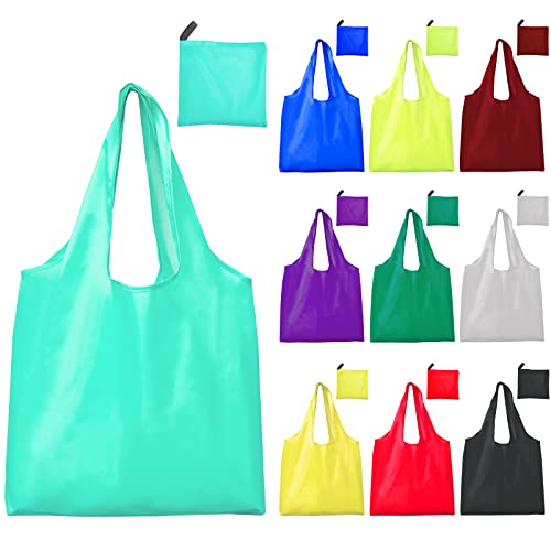 Yorccocy Reusable Foldable Polyester Grocery Tote Bags #TOP4
