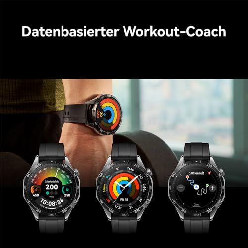 HUAWEI WATCH GT 4 46mm Smartwatch mit langer Akkulaufzeit