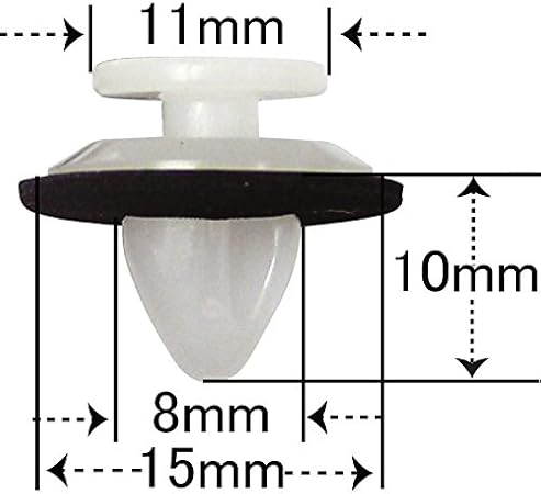 Amazon プッシュリベット 内張クリップ ダイハツ用 10個入 純正番号 000 Ndh 016 内張り はがし クリップクランプツール 車 バイク