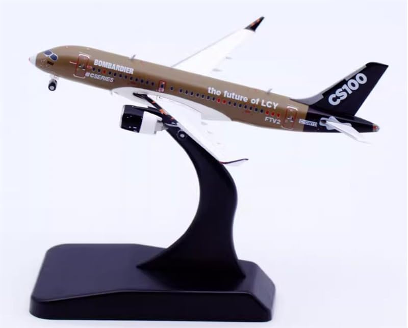 ACE HOBBY for JC Wings for Bombardier CSERIES CS100 C-GWYD The Future of LCY FTV2 1:400 Aircraft Pre-Built Model