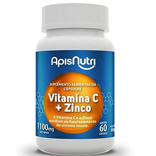 Vitamina C+Zinco Apisnutri 1100mg 60 Cápsulas